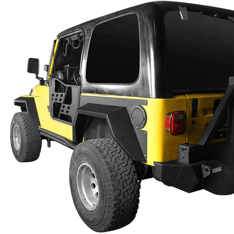 Load image into Gallery viewer, Hooke Road Front &amp; Rear Fender Flares Jeep TJ Fender Flares for Jeep Wrangler TJ 1997-2006 bxg205 u-Box Offroad 7
