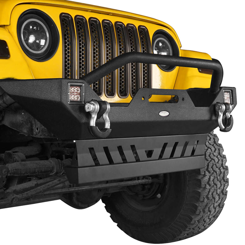 Load image into Gallery viewer, Jeep TJ Steel Front Skid Plate (97-06 Wrangler ) - Hooke Road BXG.1030-S 4
