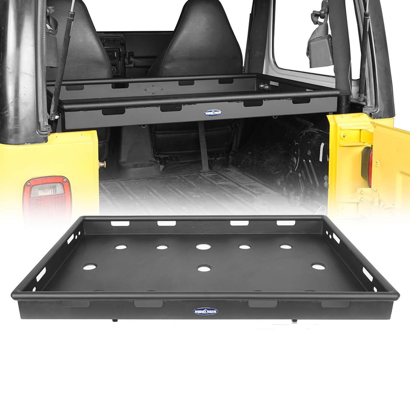 Load image into Gallery viewer, Hooke Road Interior Cargo Rack Jeep Wrangler Rear Cargo Rack for Jeep Wrangler TJ 1997-2006 BXG216 u-Box offroad 2
