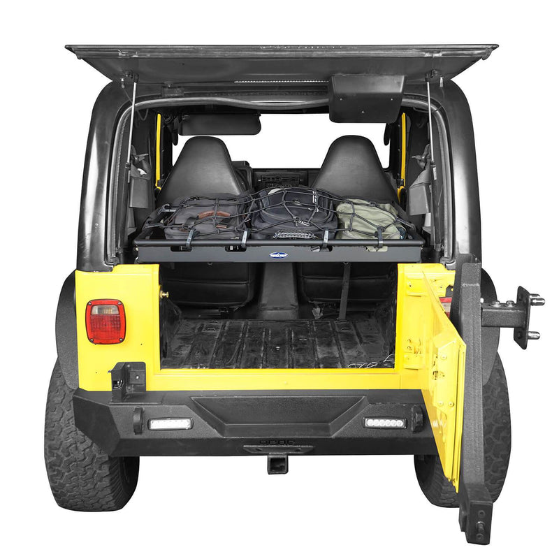 Load image into Gallery viewer, Hooke Road Interior Cargo Rack Jeep Wrangler Rear Cargo Rack for Jeep Wrangler TJ 1997-2006 BXG216 u-Box offroad 3
