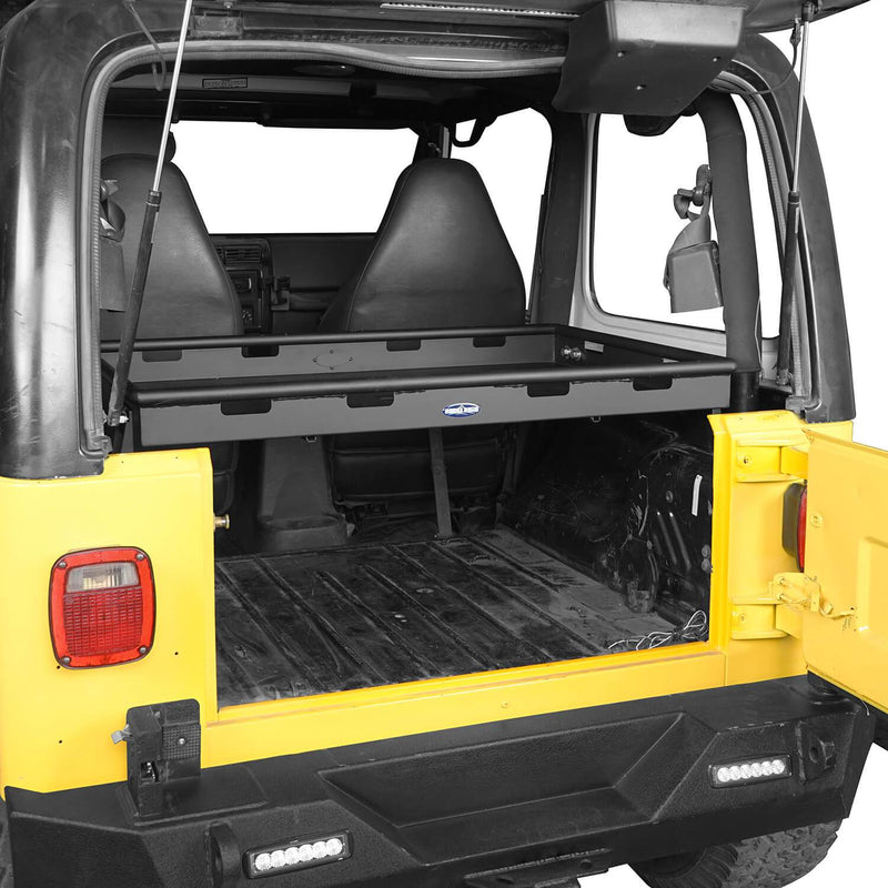 Load image into Gallery viewer, Hooke Road Interior Cargo Rack Jeep Wrangler Rear Cargo Rack for Jeep Wrangler TJ 1997-2006 BXG216 u-Box offroad 4
