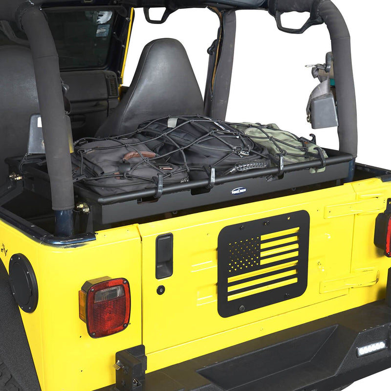 Load image into Gallery viewer, Hooke Road Interior Cargo Rack Jeep Wrangler Rear Cargo Rack for Jeep Wrangler TJ 1997-2006 BXG216 u-Box offroad 5
