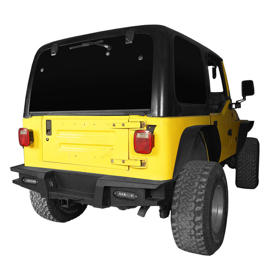 Hooke Road Jeep TJ Rear Bumper for 1997-2006 Jeep Wrangler TJ bxg1028 13