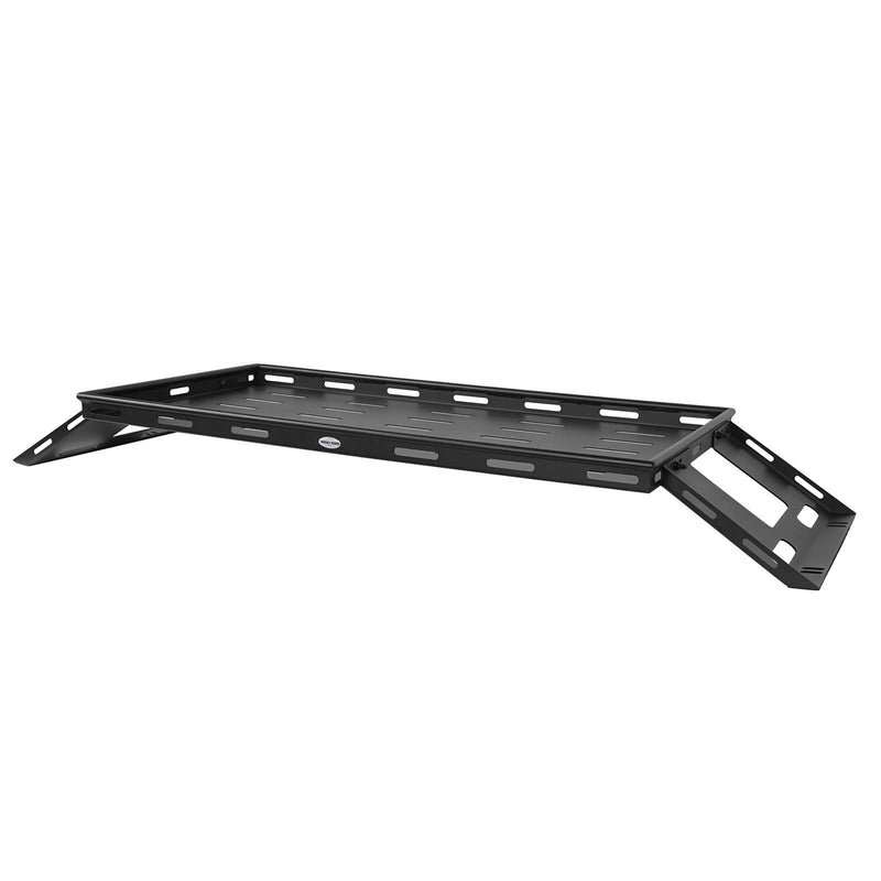 Load image into Gallery viewer, Hooke Road Jeep JK Steel Bed Rack Cargo Carrier for Jeep Wrangler JK 4 Doors Hardtops 2007-2018 m20143 10
