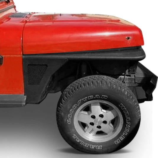 Hooke Road Jeep YJ Fender Flares Tubular Front Fender Flares for 1987-1995 Jeep Wrangler YJ bxg9018 4