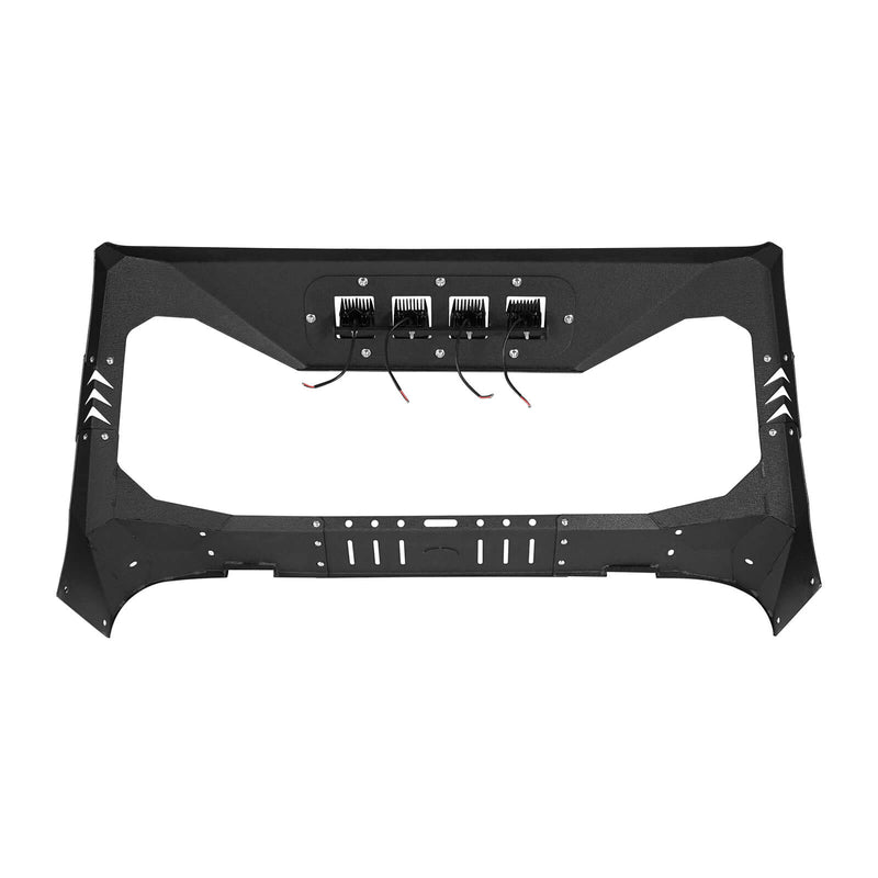 Load image into Gallery viewer, Hooke Road Mad Max Front Bumper &amp; Windshield Frame Cover(18-24 Jeep Wrangler JL &amp; Gladiator JT(Excluding Mojave))
