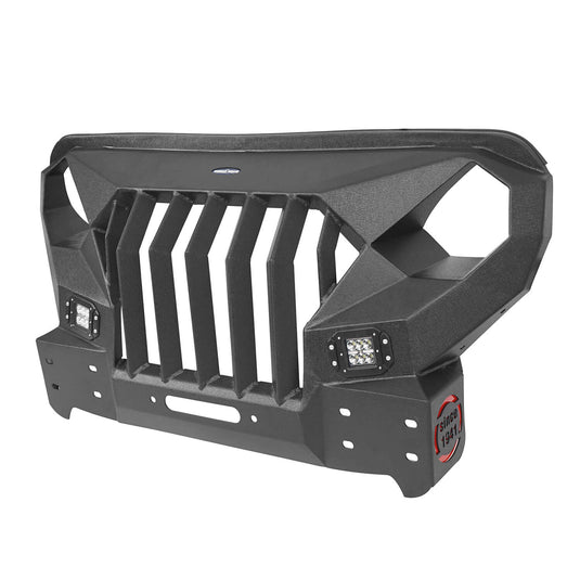 Hooke Road Mad Max Front Bumper & Windshield Frame Cover(18-24 Jeep Wrangler JL & Gladiator JT(Excluding Mojave))