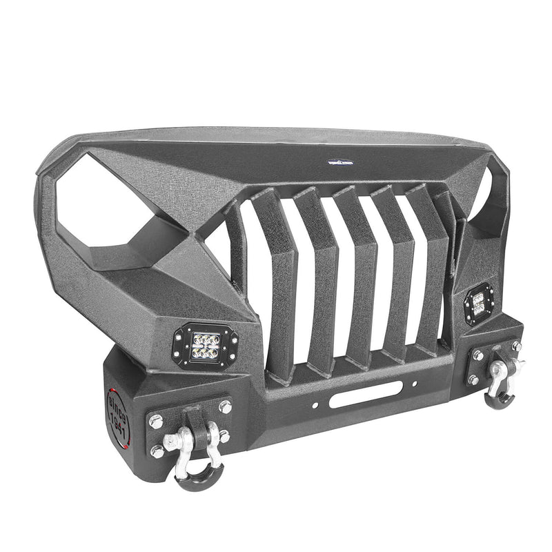Load image into Gallery viewer, Hooke Road Mad Max Front Bumper &amp; Rear Bumper w/Tire Carrier(07-18 Jeep Wrangler JK)
