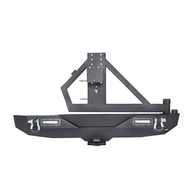 Load image into Gallery viewer, Hooke Road Mad Max Front Bumper &amp; Rear Bumper w/Tire Carrier(07-18 Jeep Wrangler JK)
