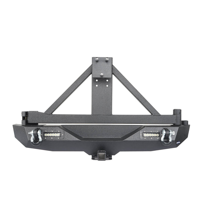 Load image into Gallery viewer, Hooke Road Mad Max Front Bumper &amp; Rear Bumper w/Tire Carrier(18-25 Jeep Wrangler JL)
