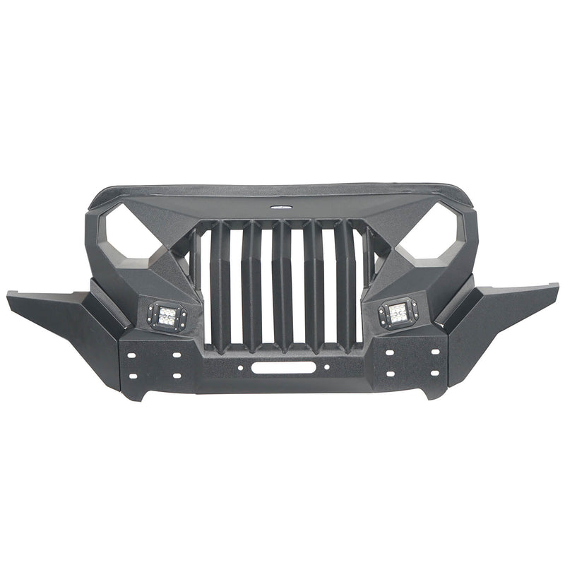 Load image into Gallery viewer, Hooke Road Mad Max Front Bumper Grill &amp; Side Steps(18-24 Jeep Wrangler JL 4 Door)
