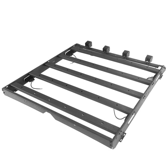 Hooke Road Top Roof Rack Cargo Carrier(09-18 Dodge Ram 1500 Crew Cab & Quad Cab)