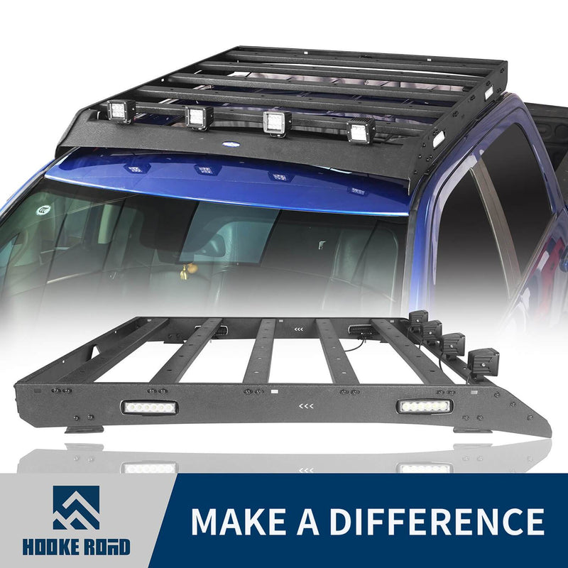 Load image into Gallery viewer, Hooke Road Top Roof Rack Cargo Carrier(09-18 Dodge Ram 1500 Crew Cab &amp; Quad Cab)
