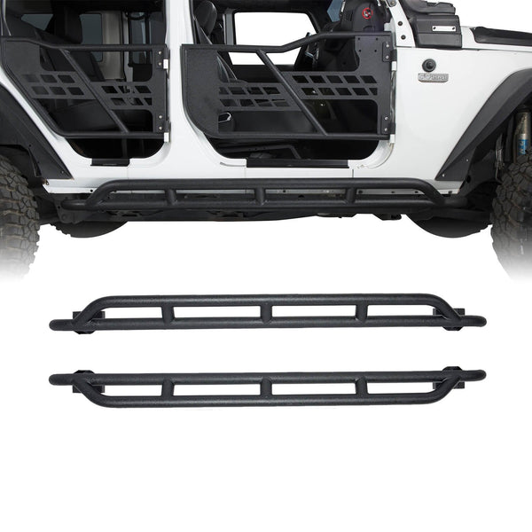 Jeep Wrangler JK Unlimited Rock Sliders – Hooke Road 4x4