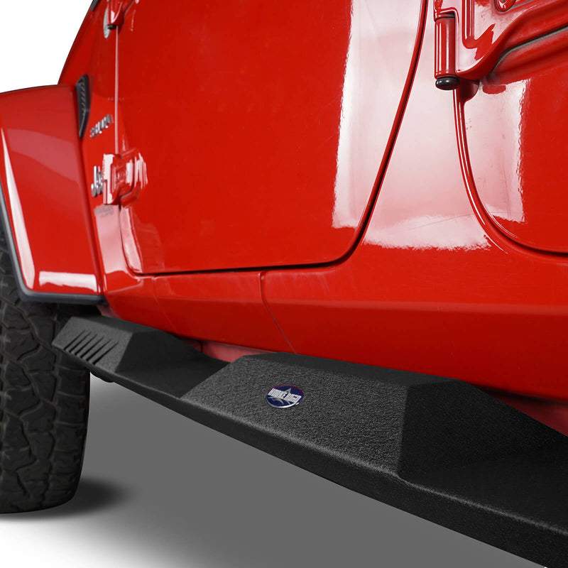 Load image into Gallery viewer, Hooke Road Reaper Side Steps Rock Sliders Running Boards(18-24 Jeep Wrangler JL 4-Door)
