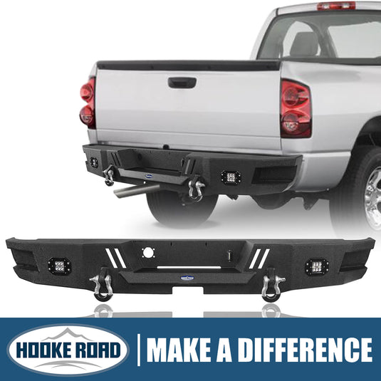 Hooke Road Ram Rear Bumper for 2006-2008 Ram 1500 BXG6504 1