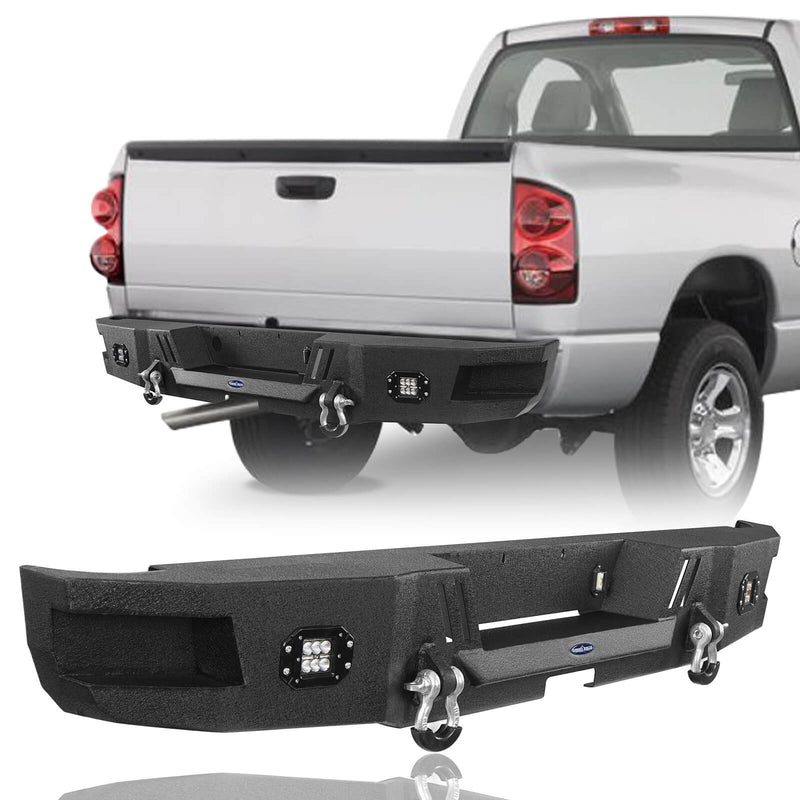 Load image into Gallery viewer, Hooke Road Ram Rear Bumper for 2006-2008 Ram 1500 BXG6504 3
