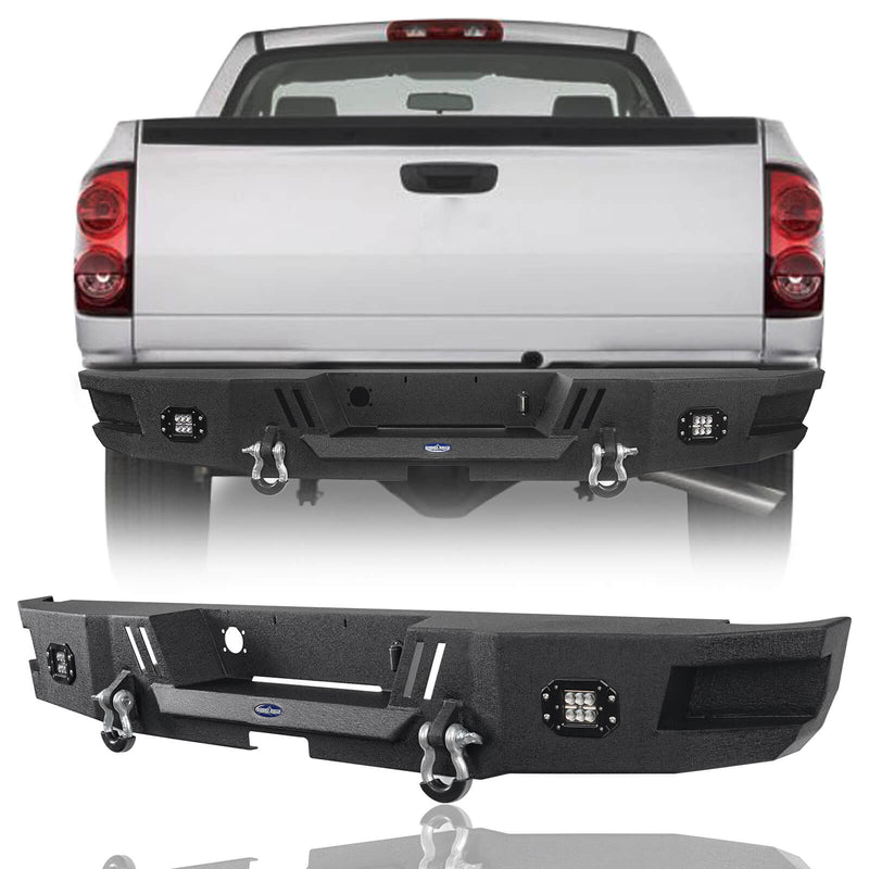 Load image into Gallery viewer, Hooke Road Ram Rear Bumper for 2006-2008 Ram 1500 BXG6504 4
