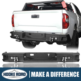 HookeRoad Rear Bumper Toyota Tundra Full Width Rear Bumper for 2014-2021 Toyota Tundra b5002 1