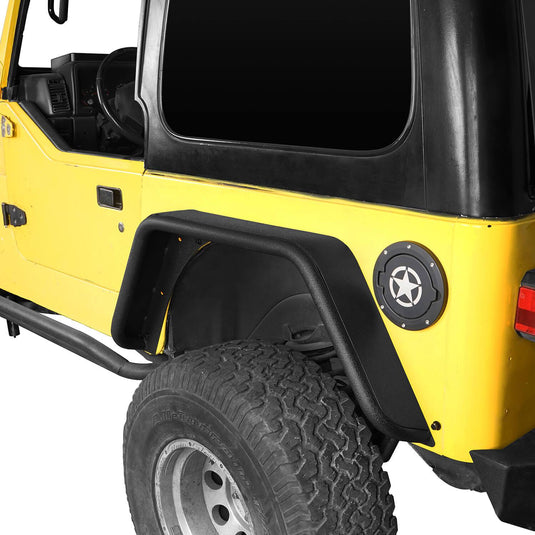 Hooke Road Rear Tube Fender Flares(97-06 Jeep Wrangler TJ)