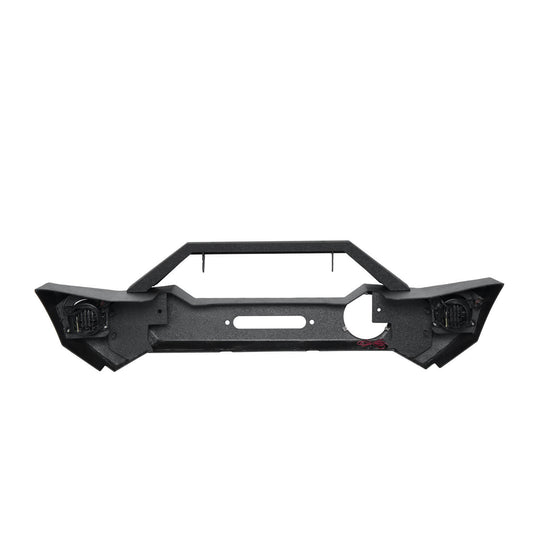 Hooke Road Rock Crawler Stubby Front Bumper & Different Trail Rear Bumper w/Tire Carrier Combo(07-18 Jeep Wrangler JK JKU)