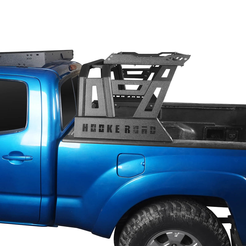 Load image into Gallery viewer, HookeRoad Toyota Tacoma Bed Rack Roll Bar for 2005-2023 Toyota Tacomab4004-4
