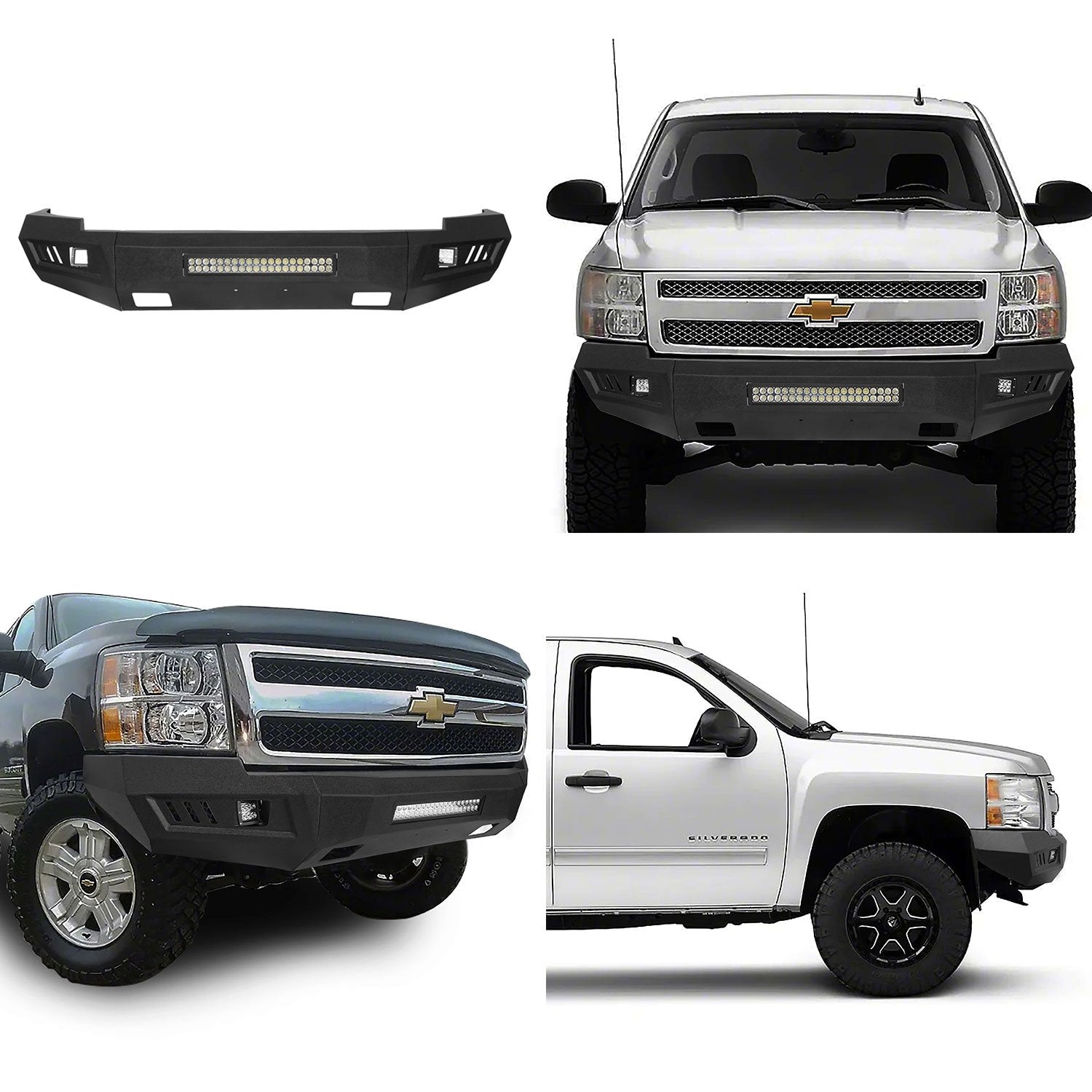 2008 Chevrolet Silverado 1500 Rear Bumper HookeRoad Chevrolet Silverado Front & Rear Bumper for 2007-2018 Chevy