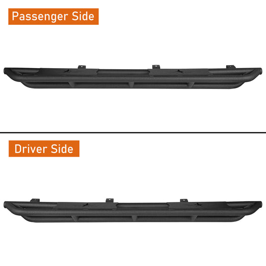 Star Upgraded Side Step Tubular Running Boards(20-22 Jeep Gladiator JT) - Hooke Road BXG.7002A-S&BXG.7002B-S 11