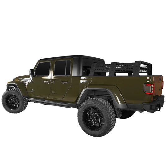 Star Upgraded Side Step Tubular Running Boards(20-22 Jeep Gladiator JT) - Hooke Road BXG.7002A-S&BXG.7002B-S 3