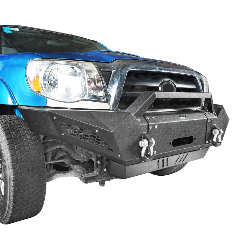 Load image into Gallery viewer, HookeRoad Tacoma Full Width Front Bumper &amp; Rear Bumper for 2005-2015 Toyota Tacoma b40014011-5
