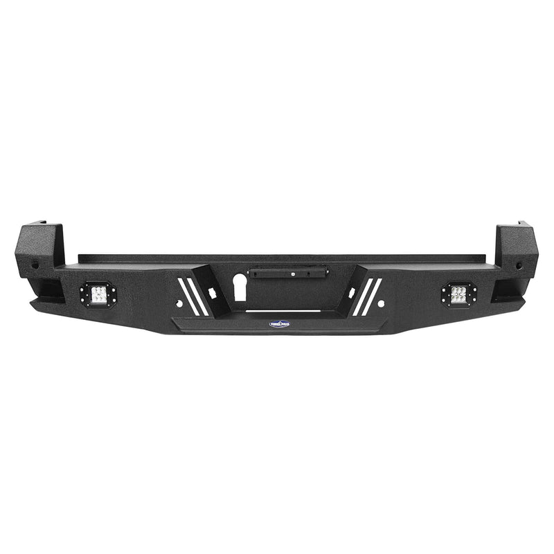 Load image into Gallery viewer, HookeRoad Tacoma Sensors Rear Bumper Replacement for 2016-2023 Toyota Tacoma 3rd Gen b4204-1-7
