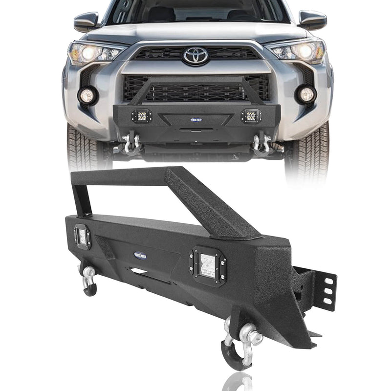 Load image into Gallery viewer, Hooke Road Stubby Front Bumper w/Winch Plate(10-23 Toyota 4Runner)
