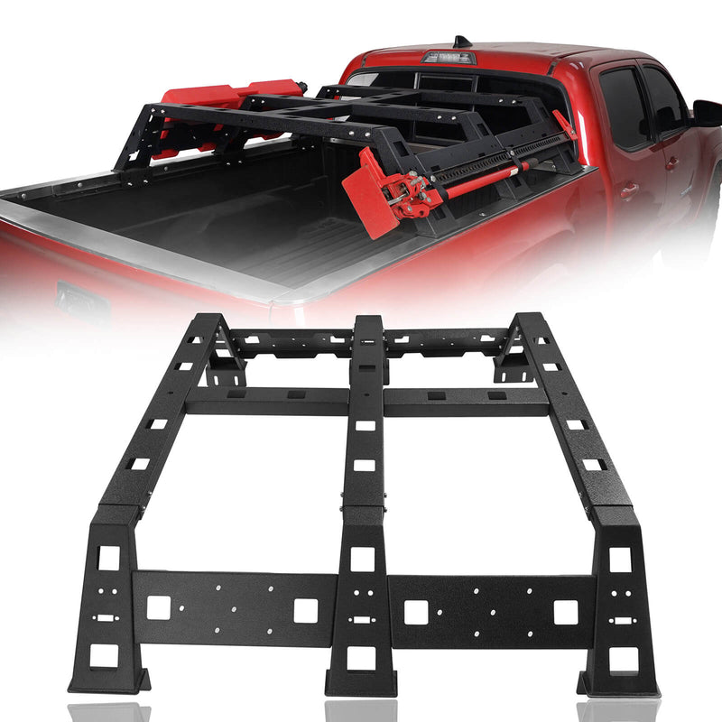 Load image into Gallery viewer, HookeRoad Toyota Tacoma Bed Rack for 2005-2023 Toyota Tacoma b4009 2
