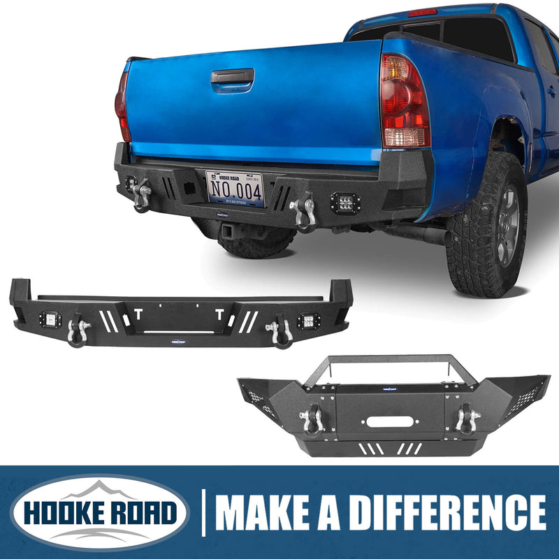Load image into Gallery viewer, HookeRoad Toyota Tacoma Front &amp; Rear Bumper for 2005-2011 Toyota Tacoma b40014022-1

