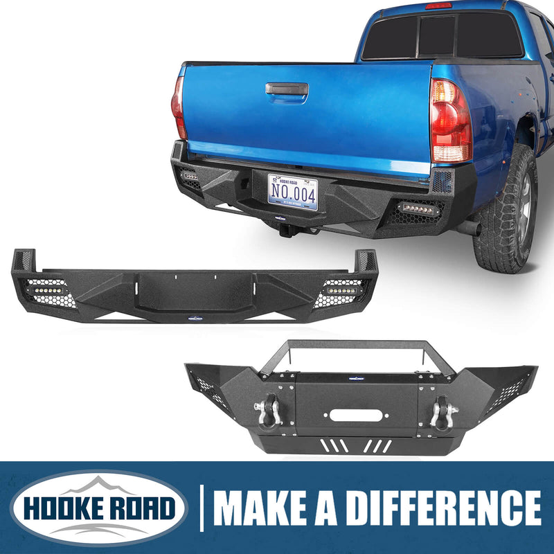 Load image into Gallery viewer, HookeRoad Toyota Tacoma Front &amp; Rear Bumper for 2005-2011 Toyota Tacoma b40014023-1
