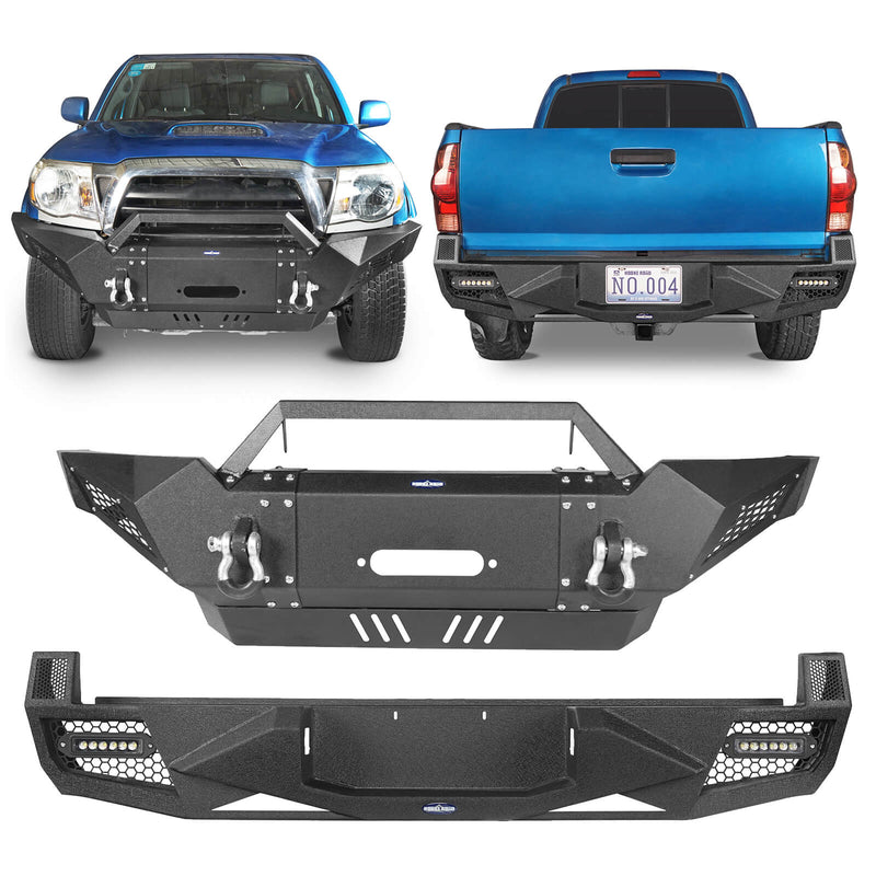 Load image into Gallery viewer, HookeRoad Toyota Tacoma Front &amp; Rear Bumper for 2005-2011 Toyota Tacoma b40014023-2
