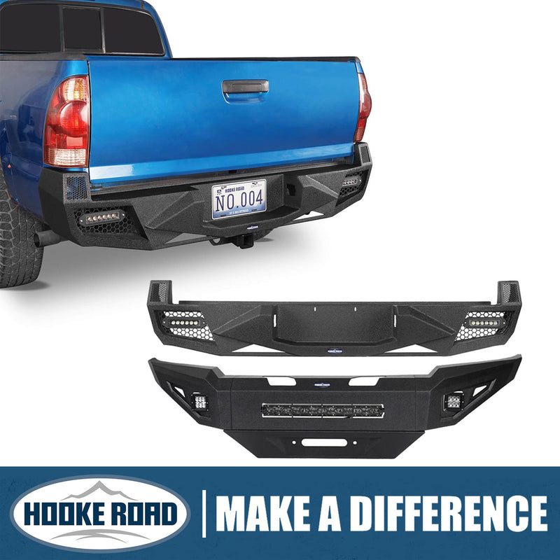 Load image into Gallery viewer, HookeRoad Toyota Tacoma Front &amp; Rear Bumper for 2005-2011 Toyota Tacoma b40194023-1
