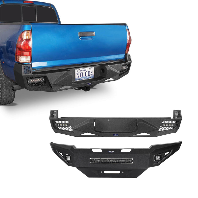 Load image into Gallery viewer, HookeRoad Toyota Tacoma Front &amp; Rear Bumper for 2005-2011 Toyota Tacoma b40194023-2
