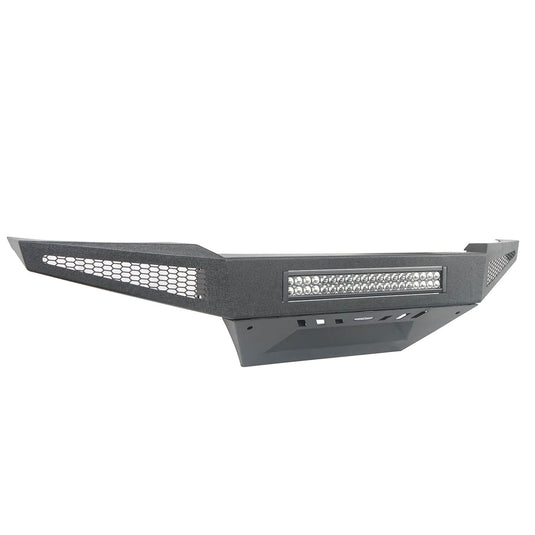 HookeRoad Toyota Tacoma Full Width Front Bumper w/ Skid Plate for 2005-2011 Toyota Tacoma b4008-8