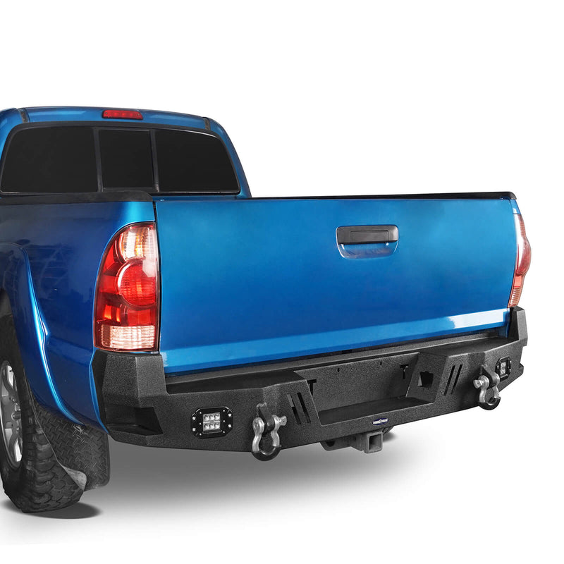 Load image into Gallery viewer, HookeRoad Toyota Tacoma Rear Bumper for 2005-2015 Toyota Tacoma 2nd Genb4022-4
