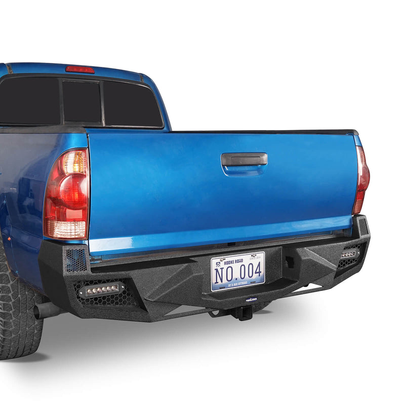 Load image into Gallery viewer, Hooke Road Toyota Tacoma Rear Bumper Tacoma Rear Bumper with LED Floodlights for 2005-2015 Toyota Tacoma 2nd Gen BXG4023 5
