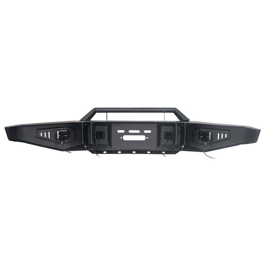 HookeRoad Tundra Front Bumper / Rear Bumper / Roof Rack for 2007-2013 Toyota Tundra Crewmax b5202+b5205+b5206 8