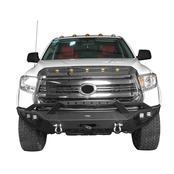 【美品・上部に凹み】Tundra 英語 toyota-tundra-front-bumper-