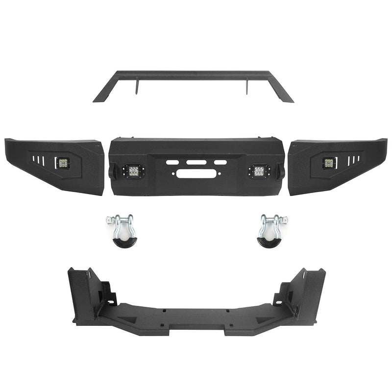 Load image into Gallery viewer, HookeRoad Tundra Front Bumper / Rear Bumper / Roof Rack for 2007-2013 Toyota Tundra Crewmax b5202+b5205+b5206 9
