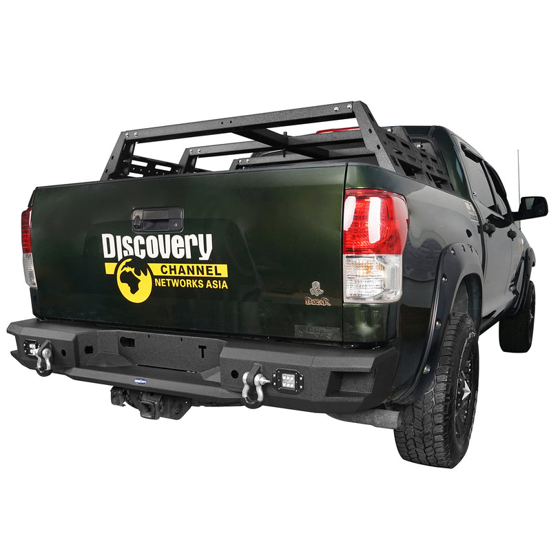 Load image into Gallery viewer, HookeRoad Full Width Rear Bumper for 2007-2013 Toyota Tundra b5201 4
