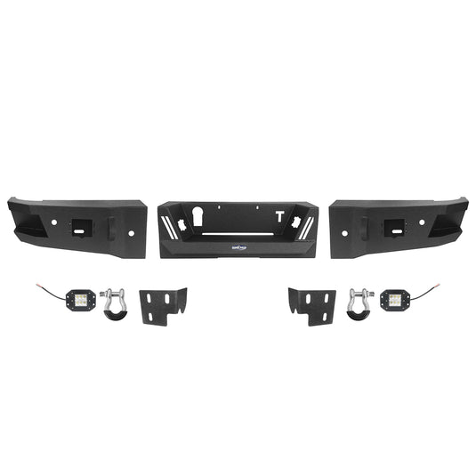 HookeRoad Tundra Front Bumper / Rear Bumper / Roof Rack for 2007-2013 Toyota Tundra Crewmax b5202+b5205+b5206 14