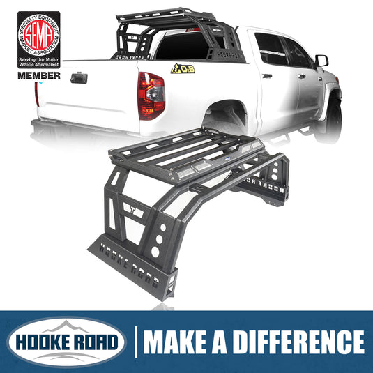 HookeRoad Toyota Tundra Roll Bar Bed Rack for 2014-2021 Toyota Tundra b5006 1