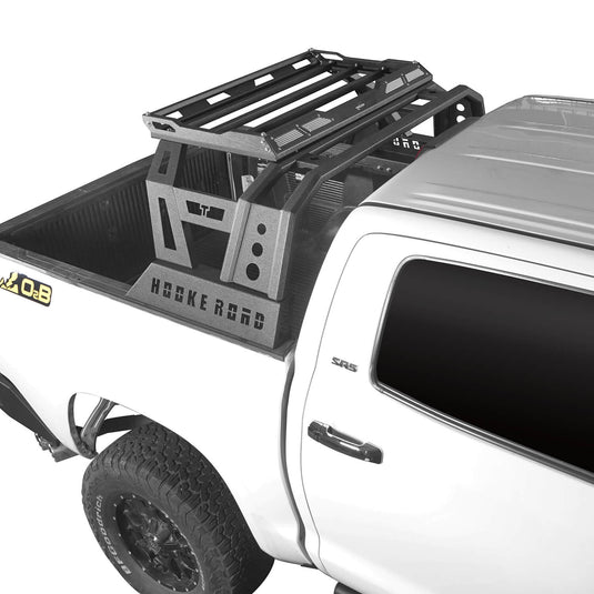 HookeRoad Toyota Tundra Roll Bar Bed Rack for 2014-2021 Toyota Tundra b5006 4