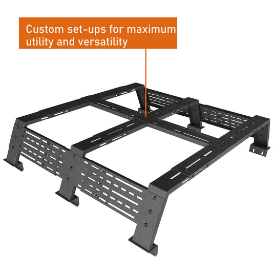 Truck 12.2" High Overland Bed Rack - Hooke Road BXG.9904-S 16