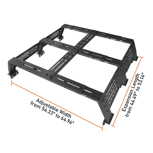 Truck 12.2" High Overland Bed Rack - Hooke Road BXG.9904-S 19